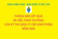 Ban Giáo lý Đức tin – GP. Vinh: Thông báo kết quả và việc trao thưởng của kỳ thi giáo lý cấp giáo phận năm 2026
